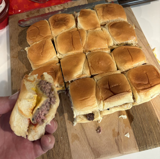old smokey slab sliders recipe